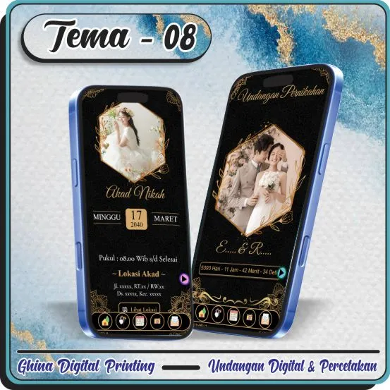 Ghina Digital Printing - Undangan Digital Website